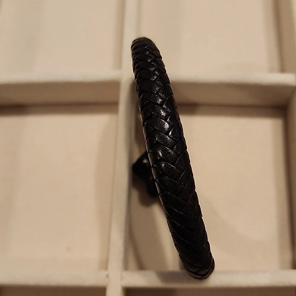 African Braided Leather Bracelet